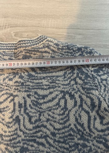 Desenli Örgü Kadın Kazak - Görsel 7