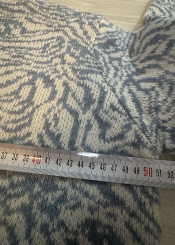 Desenli Örgü Kadın Kazak - Görsel 8