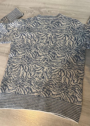 Desenli Örgü Kadın Kazak - Görsel 3