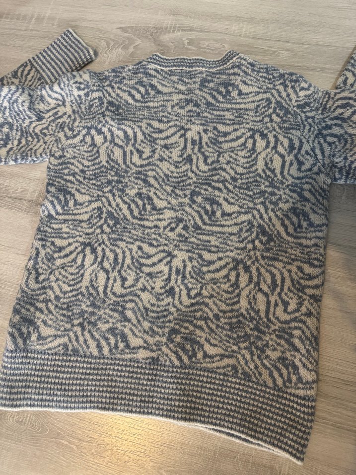 Desenli Örgü Kadın Kazak - Görsel 3