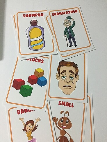 Flashcard ingilizce hafıza kartı
