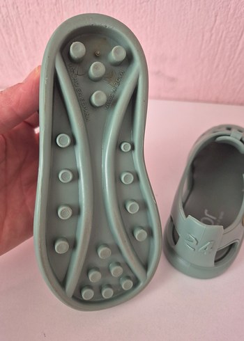 Yeşil Tokalı Erkek Çocuk Kauçuk Sandalet - Görsel 5