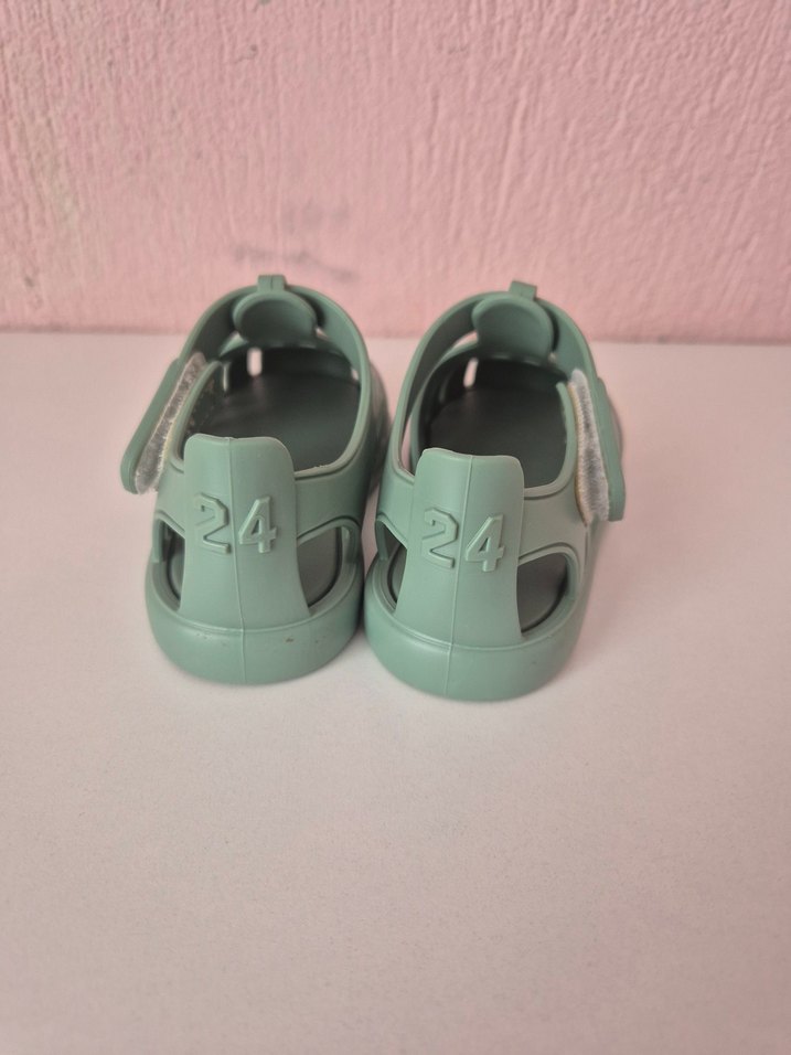 Yeşil Tokalı Erkek Çocuk Kauçuk Sandalet - Görsel 4