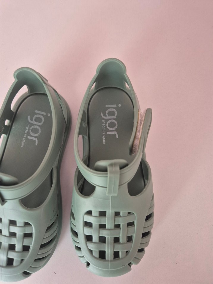 Yeşil Tokalı Erkek Çocuk Kauçuk Sandalet - Görsel 3