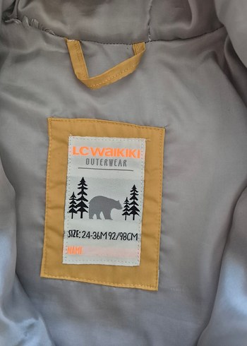 Sarı Kapüşonlu Erkek Çocuk Mont - Görsel 4