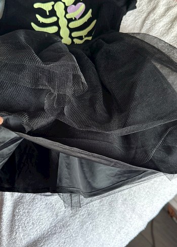 Kız Çocuk Siyah Gotik Elbise - Görsel 3