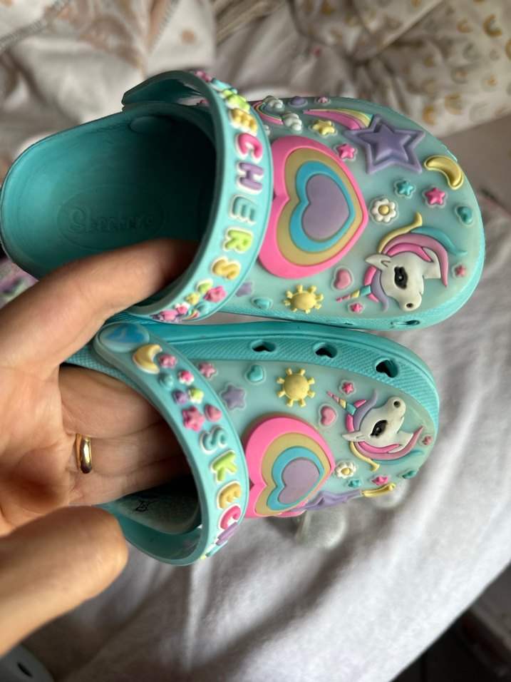 Çok Renkli Kız Çocuk Işıklı terlik - Görsel 2