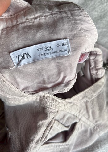 Kızlar için çok acık lila kot şort tulum - Görsel 6