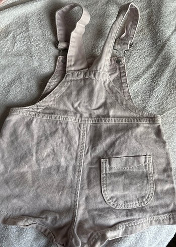 Kızlar için çok acık lila kot şort tulum - Görsel 5