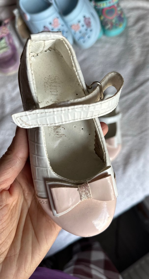 Kız Çocuk Pembe Tokalı Babet Ayakkabı - Görsel 3