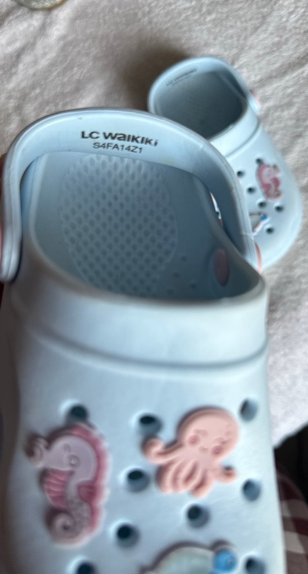 Mavi Kız Çocuk Plastik Terlikler - Görsel 3