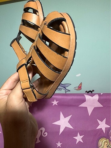 Zara deri sandalet - Görsel 5