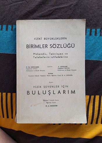 Fizik Terimleri Sözlüğü ve Buluşlarım Kitabı