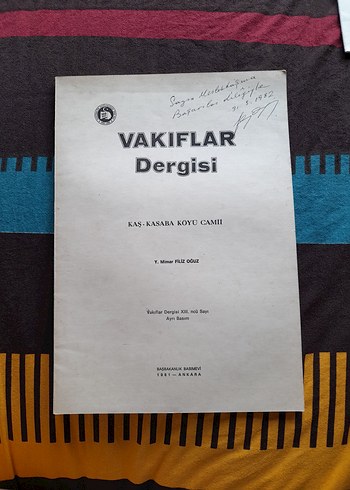 Vakiflar Dergisi - Kaş Kasaba Köyü Camii