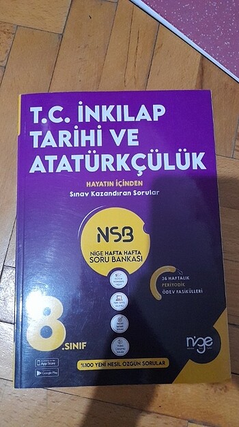 Nige Yayınları 8. sınıf T.C. İnkılap Tarihi ve Atatürkçülük Soru