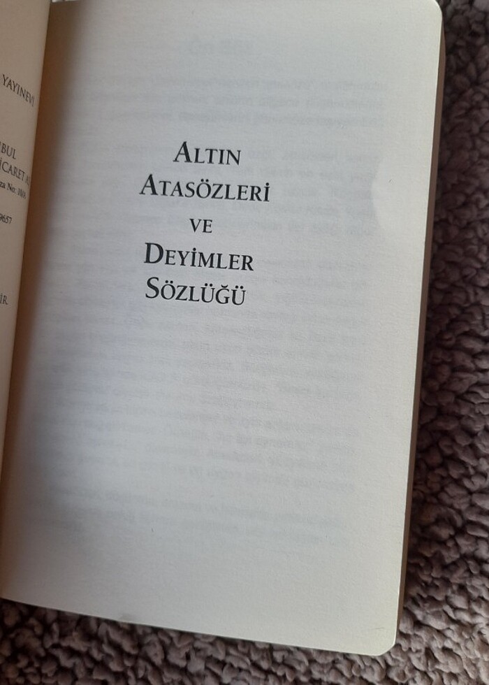 Altın Atasözleri ve Deyimler Sözlüğü  - Görsel 3
