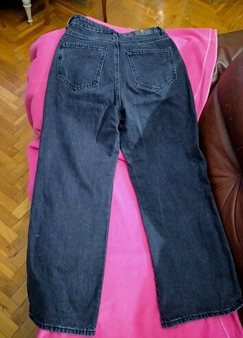 27 Beden Mavi jeans çizme paça denim kot pantalon