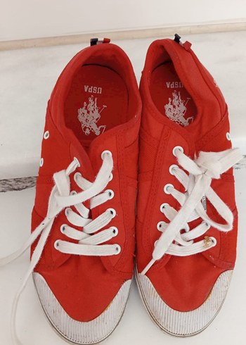 U.S Polo Assn. Kırmızı Us polo kadın ayakkabı 38 numara