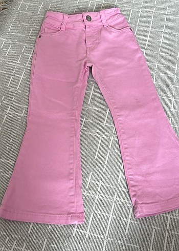 MiniBoden Pembe Kız Denim Pantolon - Görsel 2