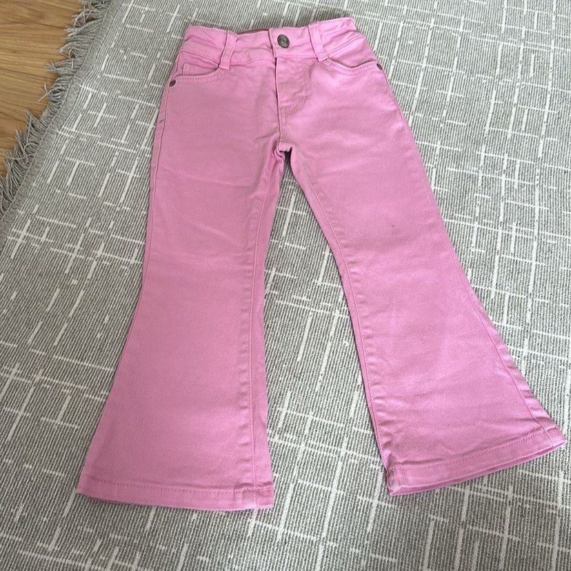 MiniBoden Pembe Kız Denim Pantolon - Görsel 2