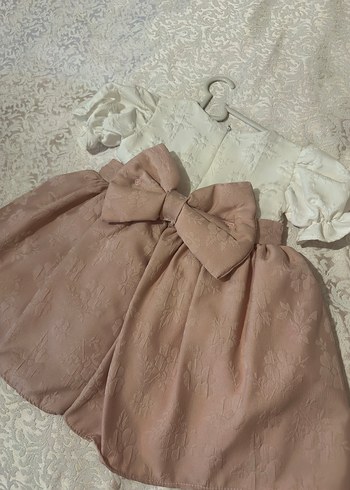 Bej magu marka Kız Çocuk Fırfırlı Elbise - Görsel 6