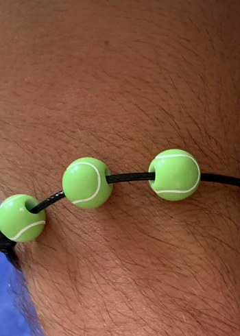 Tenis temalı bileklik