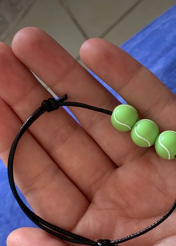 Tenis temalı bileklik