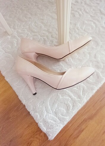 STİLETTO açık pembe ayakkabı 