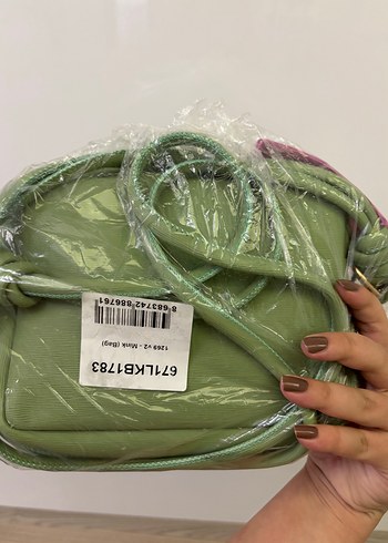 Diğer Minimalist Yeşil Kadın Çapraz Çanta