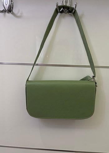 Yeşil Minimalist Deri Kadın Çanta