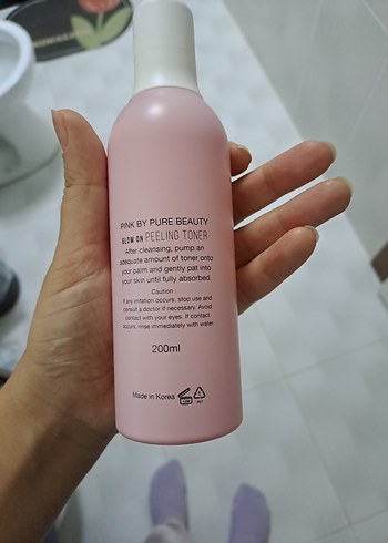 Pink Peeling Toner Kadınlar İçin - Görsel 2
