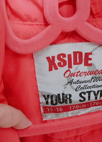 Kemerli Nar Çiçeği Midi Yağmurluk - Görsel 4