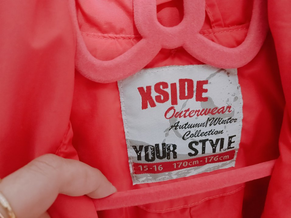 Kemerli Nar Çiçeği Midi Yağmurluk - Görsel 4