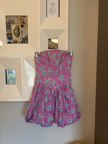 Zara Zara pembe balon elbise