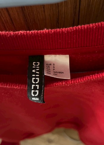 Kırmızı Kadın Sweatshirt Uzun Kollu - Görsel 2