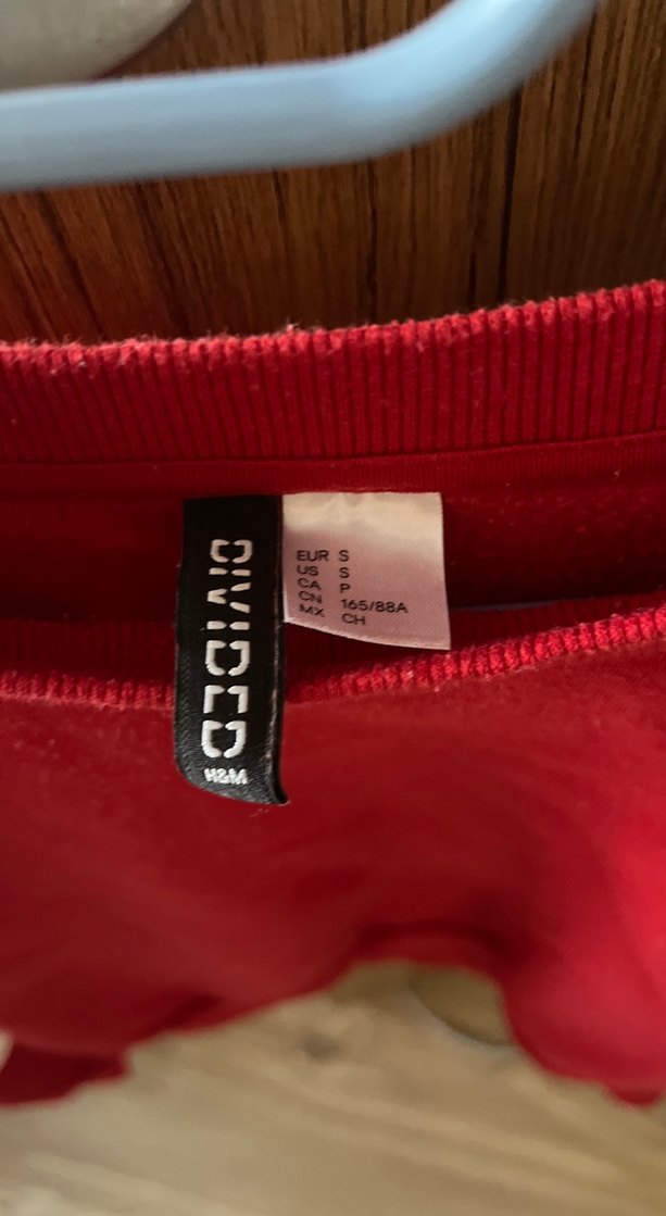 Kırmızı Kadın Sweatshirt Uzun Kollu - Görsel 2