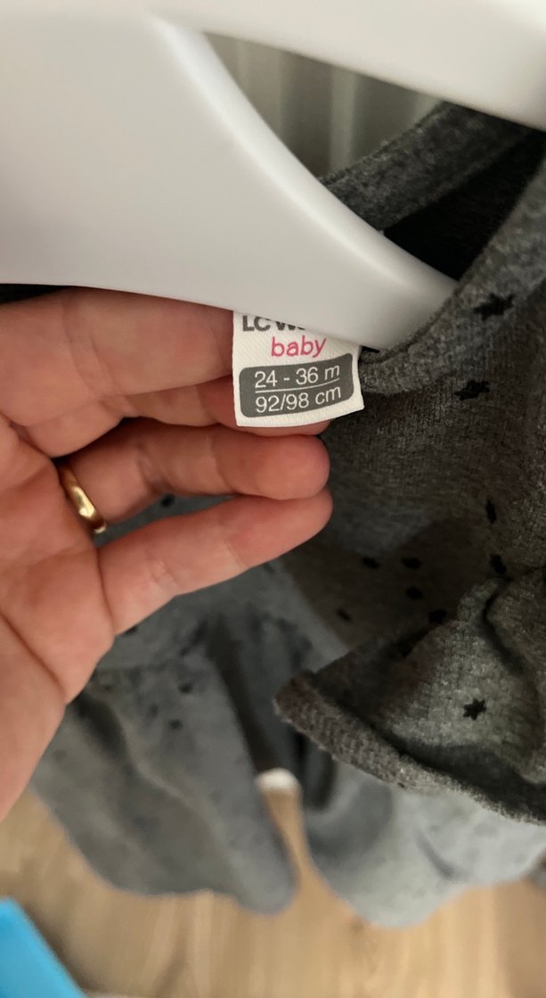 Uzun Kollu Gri Kız Çocuk Elbise - Görsel 4