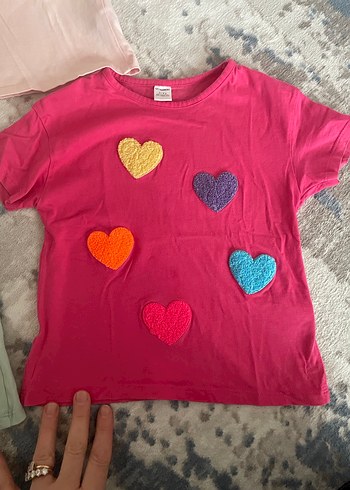 Kız Çocuk Payetli Kısa Kollu Tişört - Görsel 2