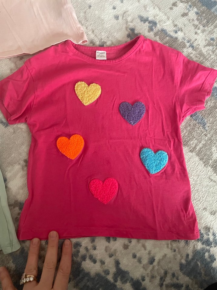 Kız Çocuk Payetli Kısa Kollu Tişört - Görsel 2