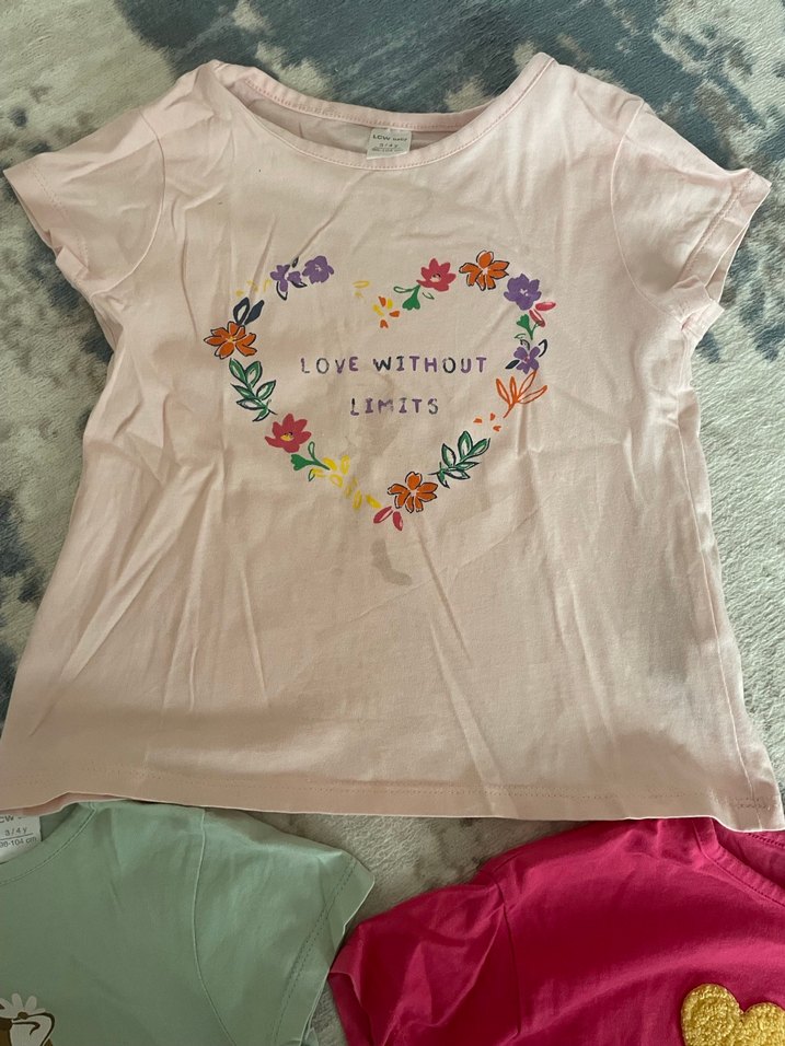 Kız Çocuk Payetli Kısa Kollu Tişört - Görsel 3