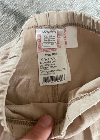 Kız Çocuk Gri Tayt - Görsel 2