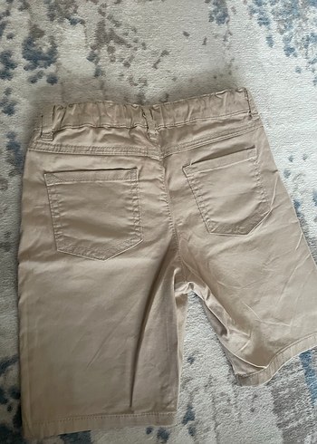 Bej Keten Erkek Çocuk şort - Görsel 2