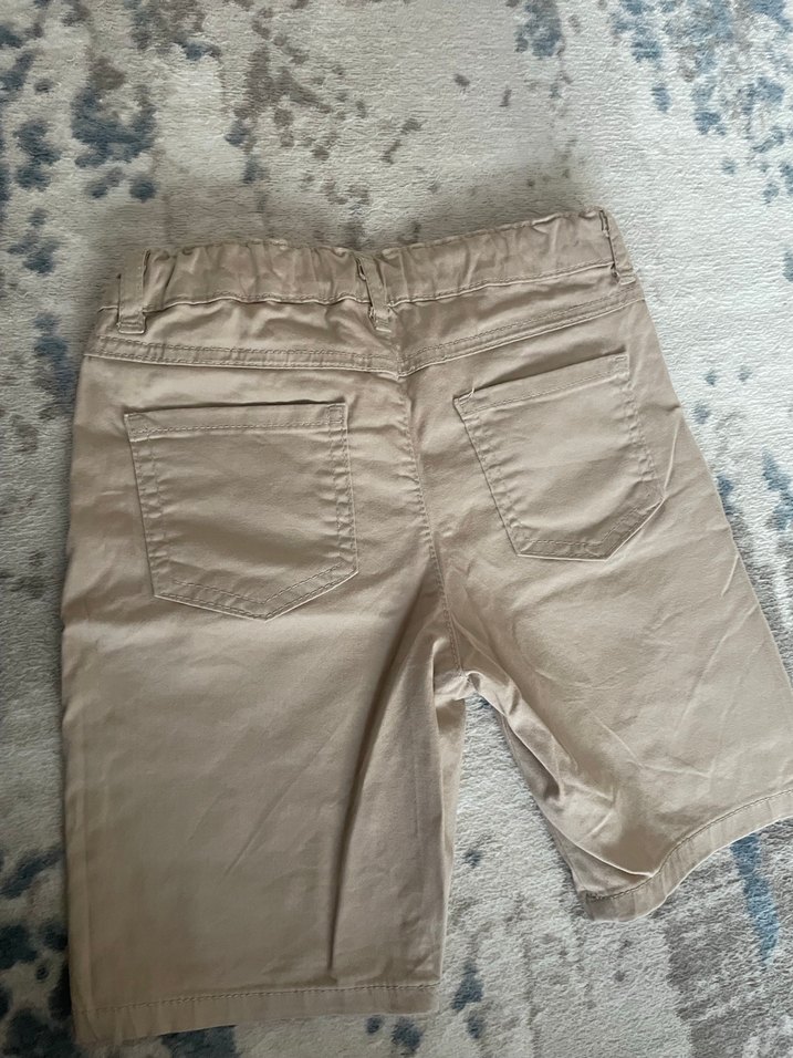 Bej Keten Erkek Çocuk şort - Görsel 2