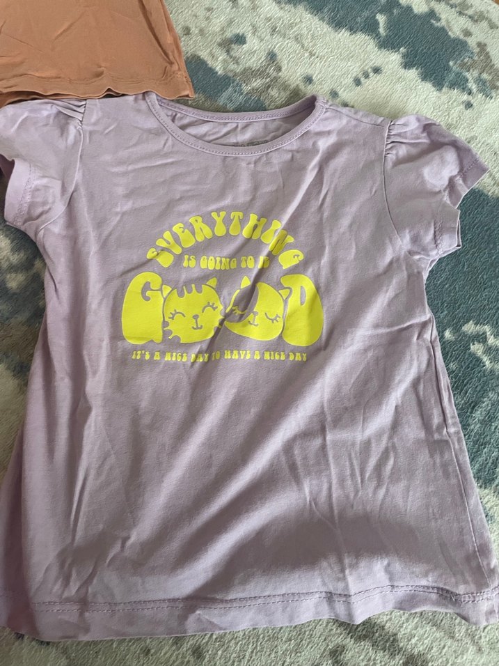 Kız Çocuk Pamuklu Kısa Kollu Tişört - Görsel 3