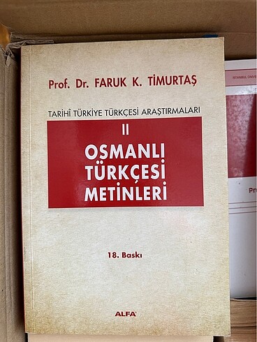 FARUK K. TİMURTAŞ OSMANLI TÜRKÇESİ METİNLERİ