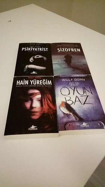 Wulf dorn Oyunbaz hain yureyım psrıyatrıst şizofren 4 lu set