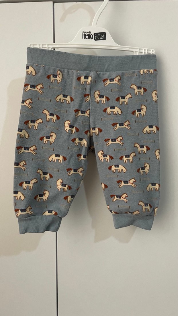 Erkek Çocuk Mavi Triko Pantolon - Görsel 2