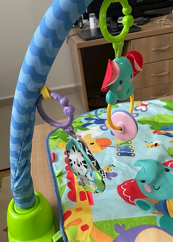 Fisher Price Renkli Bebek Oyun Matı ve Piyano Oyuncağı - Görsel 8