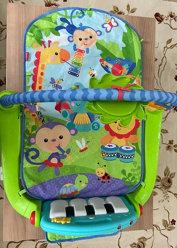 Fisher Price Renkli Bebek Oyun Matı ve Piyano Oyuncağı - Görsel 3