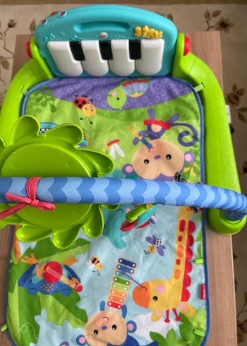 Fisher Price Renkli Bebek Oyun Matı ve Piyano Oyuncağı - Görsel 6